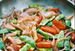 Italian green beans (fagiolini) and Kenosha Tomato