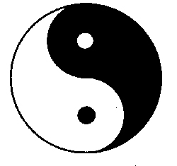 Yin / Yang, the symbol of the forces of the Universe